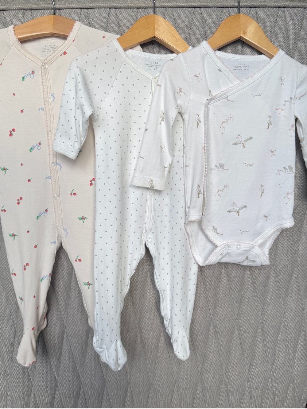 Livly Stockholm premium bodysuits bundle 100% pima cotton